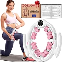 Cellulite-Massagerolle - Rosa - Anti-Cellulite-Massagegerät mit abnehmbaren Rollengriffen für Oberschenkel, Beine und Gesäß - Faszienmassagegerät für Lymphdrainage - von Cozlow