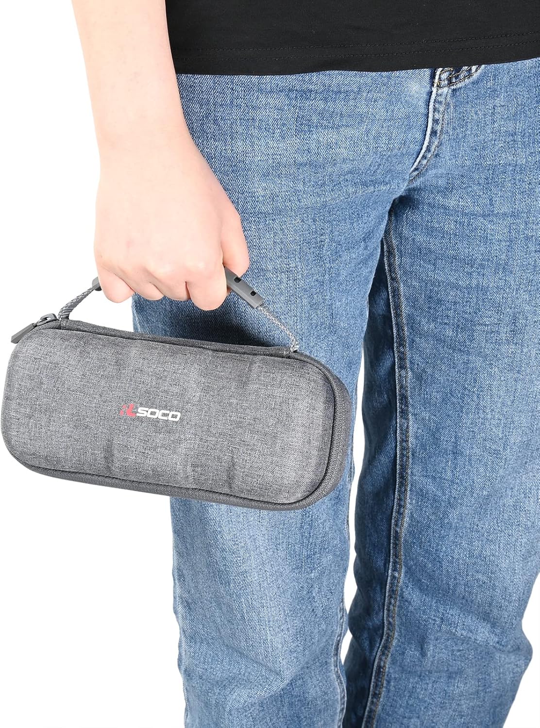 RLSOCO Case for JBL FLIP 5/FLIP 6/FLIP 7/FLIP 4/FLIP Essential 2/FLIP Essential Waterproof Portable Bluetooth Speaker & JBL Tuner 2 Portable DAB DAB+ FM Radio (Grey) - Image 6