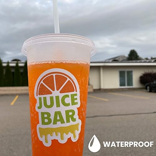 Miniatura 3 de Adhesivos personalizados - Adhesivos de vinilo personalizadas para negocios, bodas, fiestas de cumpleaños, regalos, 50 unidades