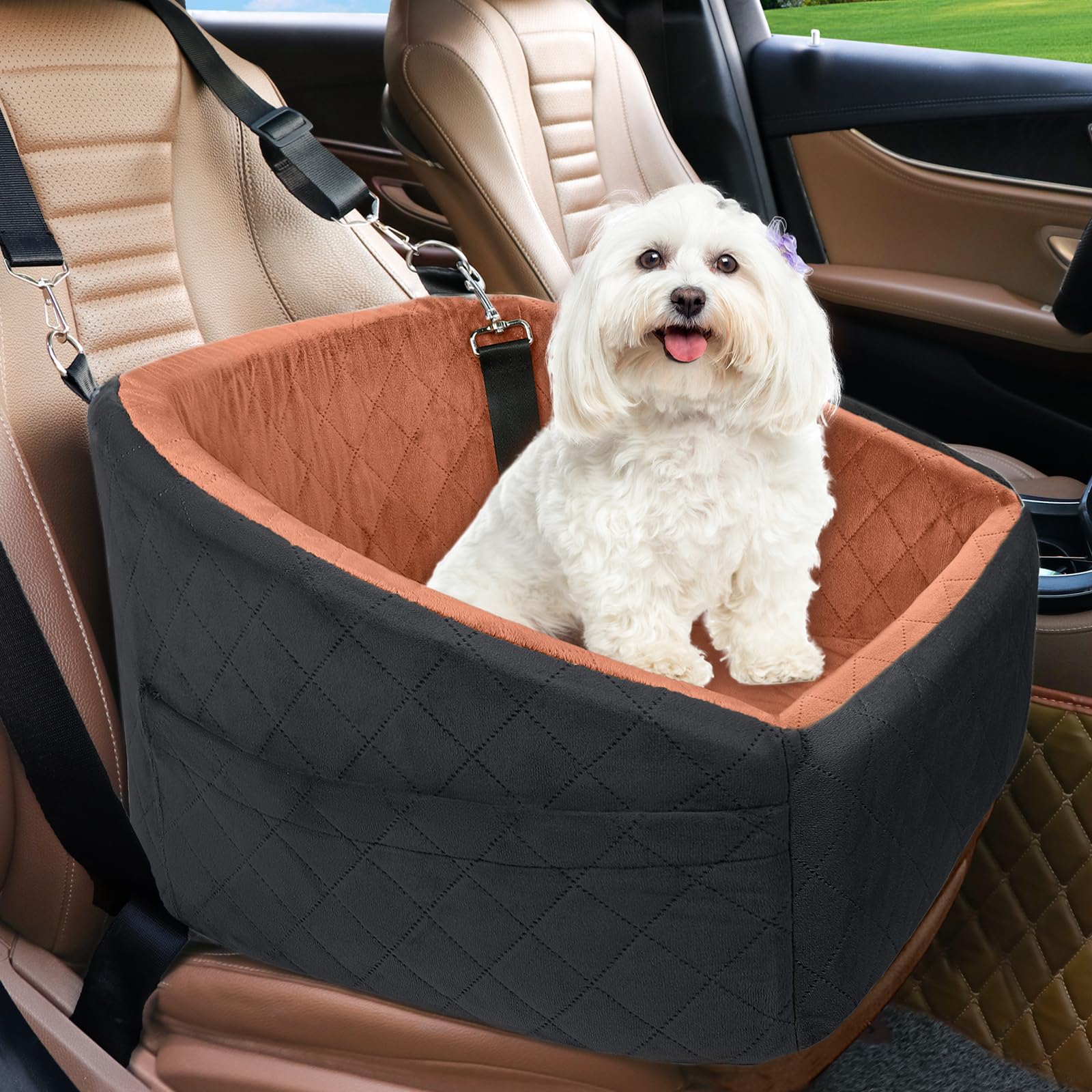犬用ドライブベッド♪ Amazon.co.jp: GMEGUIK 犬用 ドライブボックス ドライブベッド 車用