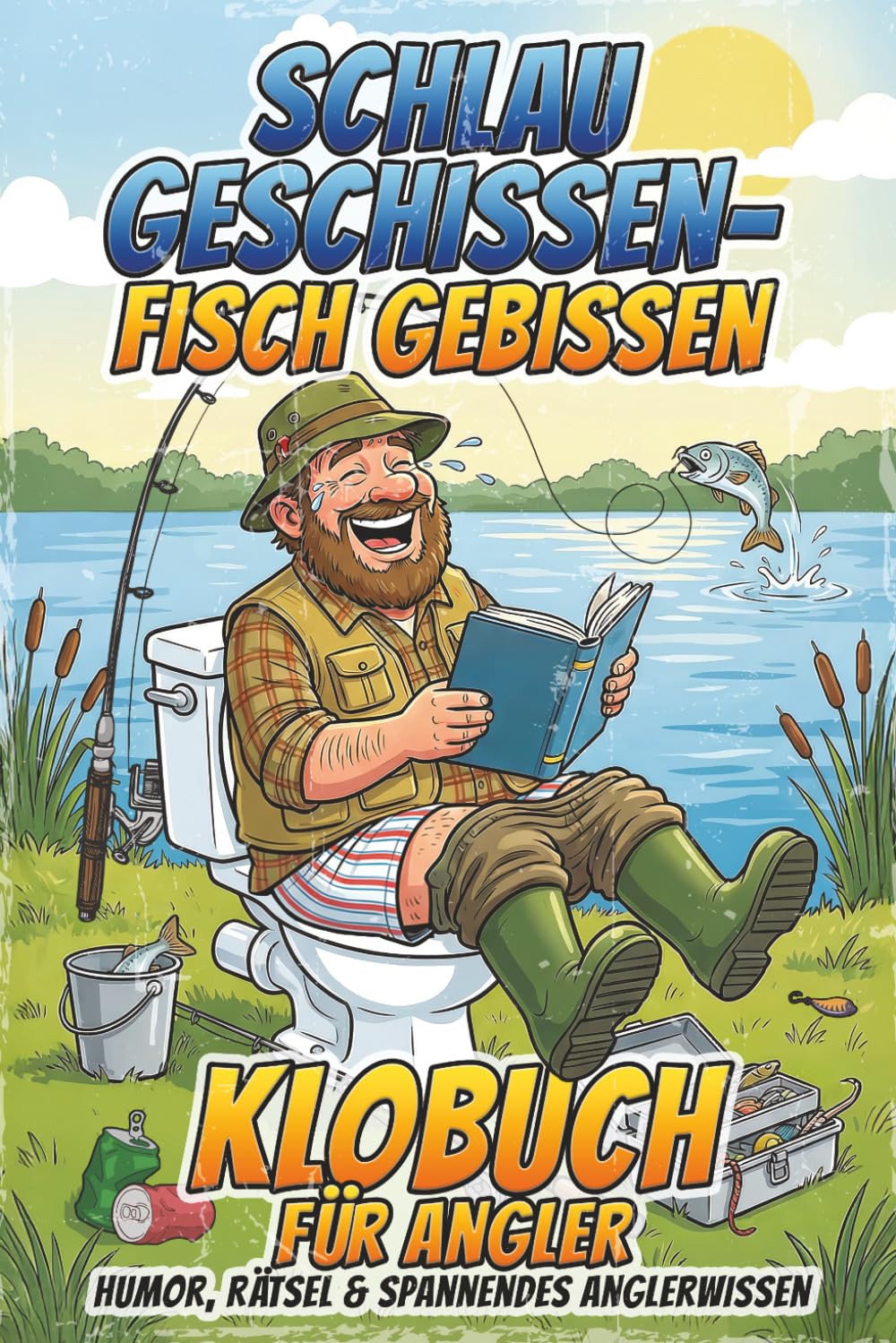 Schlau geschissen – Fisch gebissen. Klobuch für Angler.: Angel Humor, Rätsel & spannendes Anglerwissen. Das perfekte Geschenk für Angler.