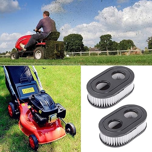 Miniatura 4 de Briggs and Stratton 593260 - Filtro de cartucho de filtro de aire para cortacésped 798452, serie Engine 4247 5432 5432K 09P702, accesorios de