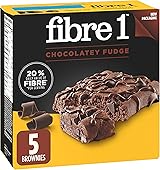 Fibre 1 Chocolate Fudge Brownies, 5-Count, 125 Gram