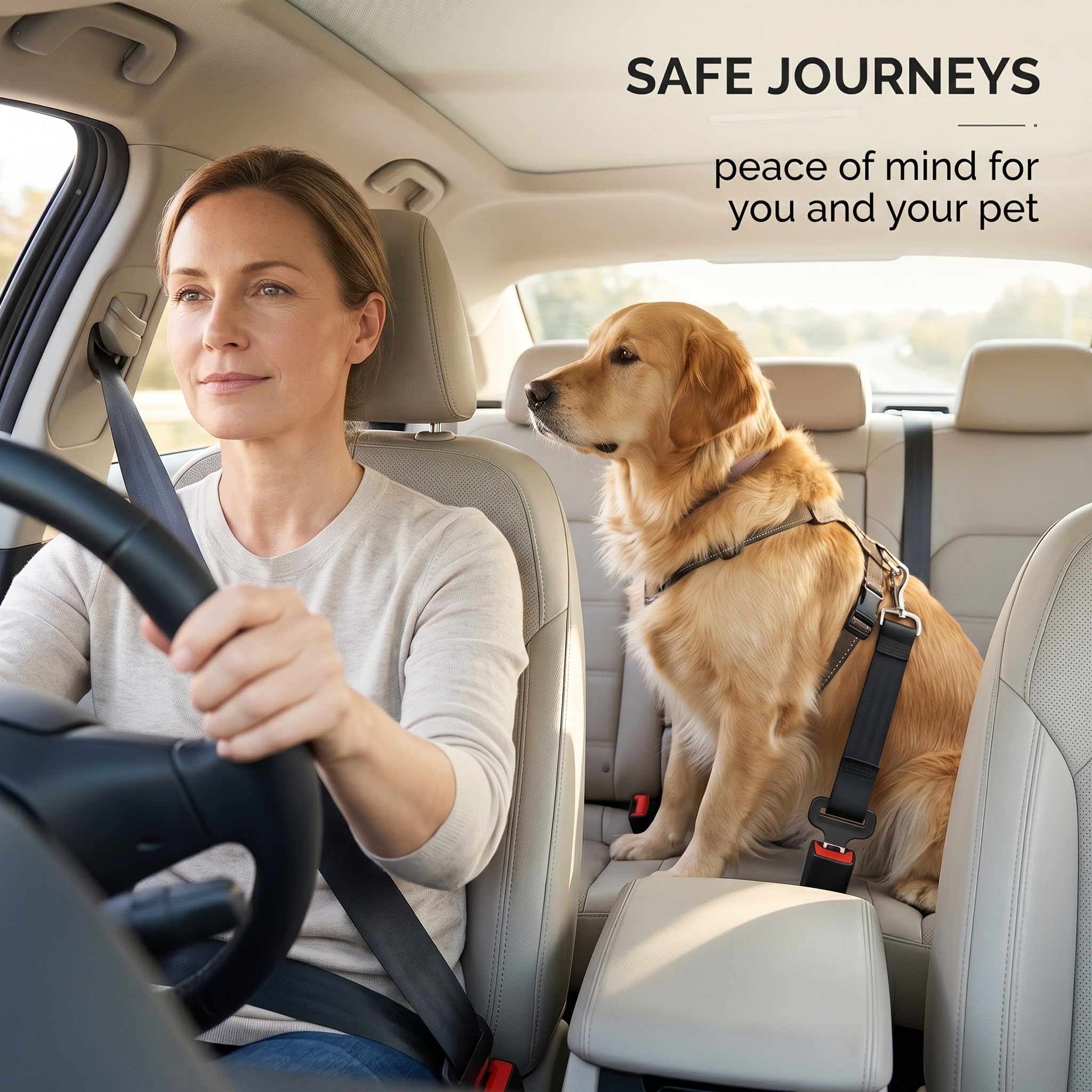 Cinture Di Sicurezza Per Auto, Connettori In Metallo, Fissaggio Di Sicurezza, Animali Domestici, Cintura Di Sicurezza Del Veicolo, Serratura Di Sicurezza, Durevole, Metallo, 4 Pezzi