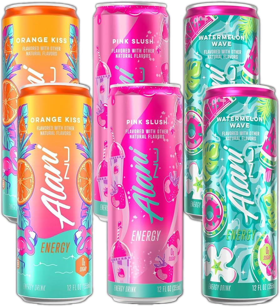 Amazon.com : New Alani Energy Drinks Variety Pack Watermelon Wave
