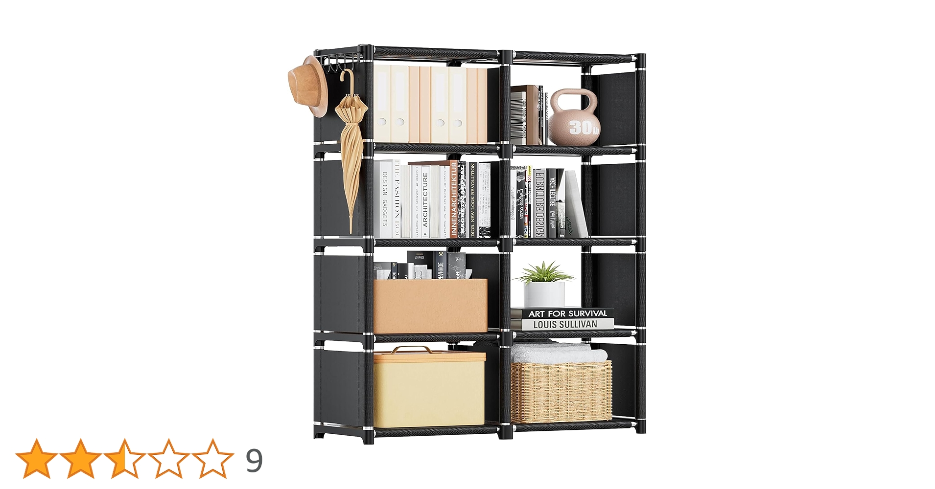 Amazon｜本棚 収納棚 組み立て式 棚 ラック 大容量 整理棚収納