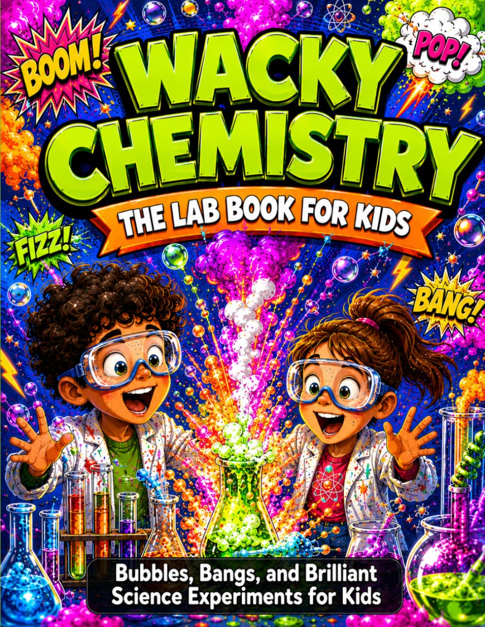 Wacky Chemistry: The Lab Book for Kids: Bubbles, Bangs, and Brilliant Science Experiments for Kids