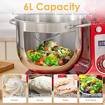 【美品】スタンドミキサー　BioloMix BM-785LB レッド X122-1 BioloMix スタンドミキサー BM-785LB レッド BioloMix