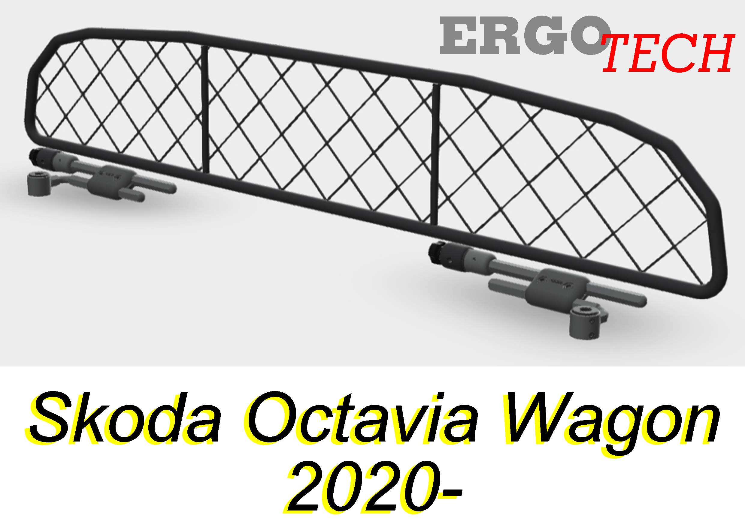 Divisorio Rete Per Range Rover Evoque 2011-2018 - Separatore Bagaglio E Animali ERGOTECH - Foto 10