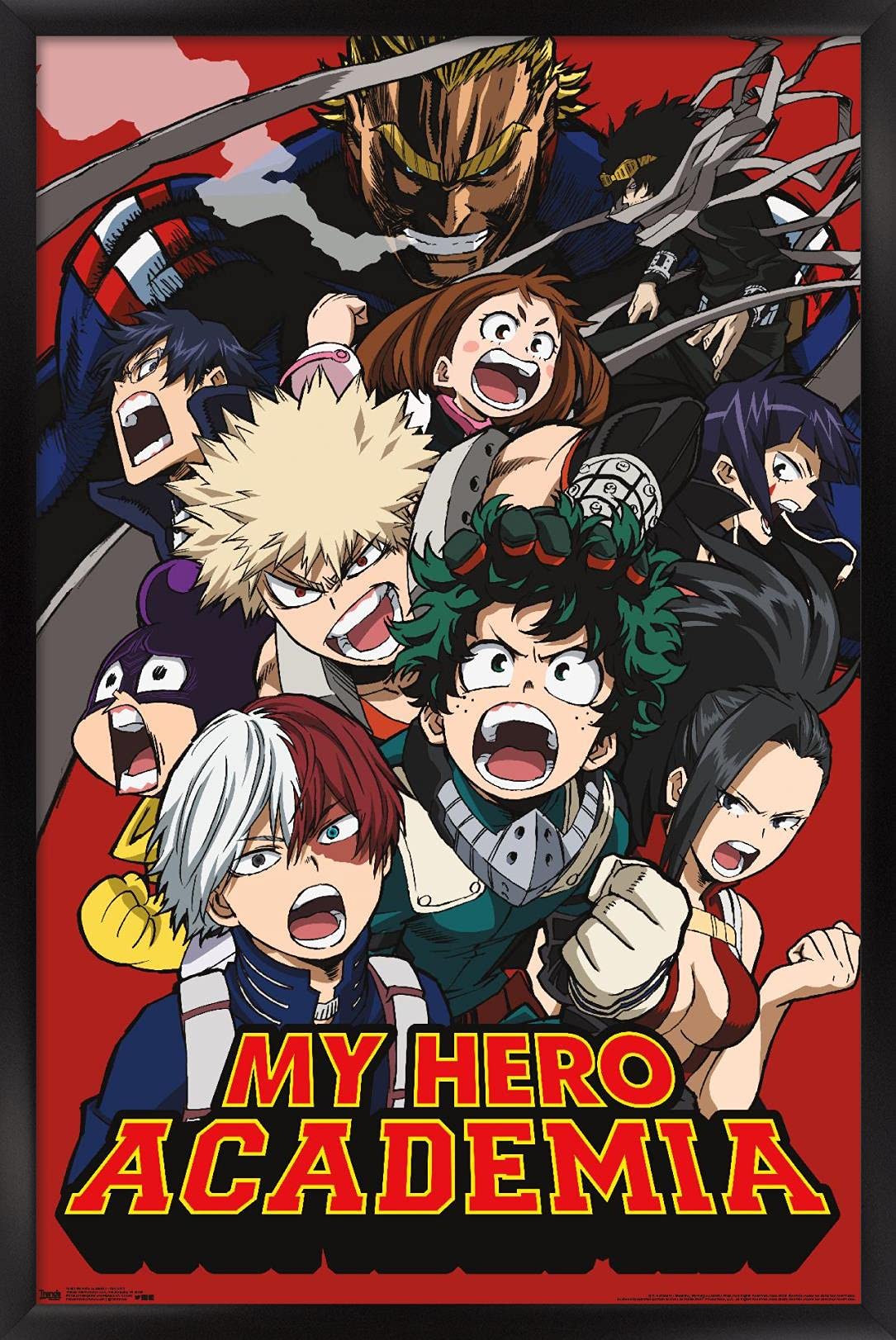 Amazon.com: My Hero Academia - Key Art 2 Wall Poster, 34L x 22.4W