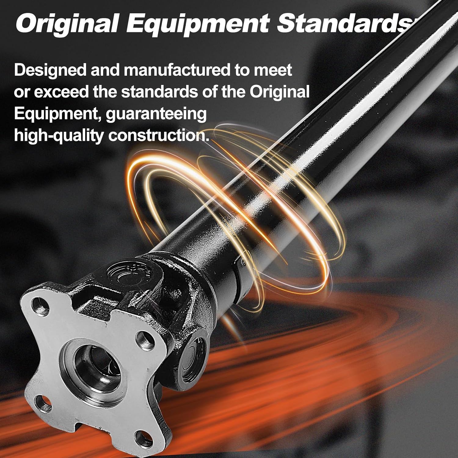 7A2Z4R602K Rear Drive Shaft Prop Shaft Driveshaft Assembly Compatible with Ford Explorer Sport Trac 2007 2008 2009 2010, 4.0L 4.6L, 4WD, Crew Cab Pickup, Replace OE 7A2Z4R602D, 7A2Z4R602G, 936-896