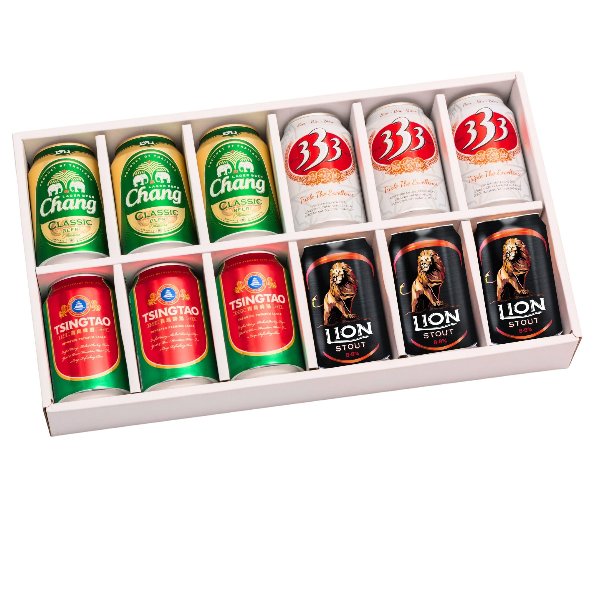 Amazon.co.jp: 【WEB限定】世界の缶ビールギフトBOX ( チャーン / 青島