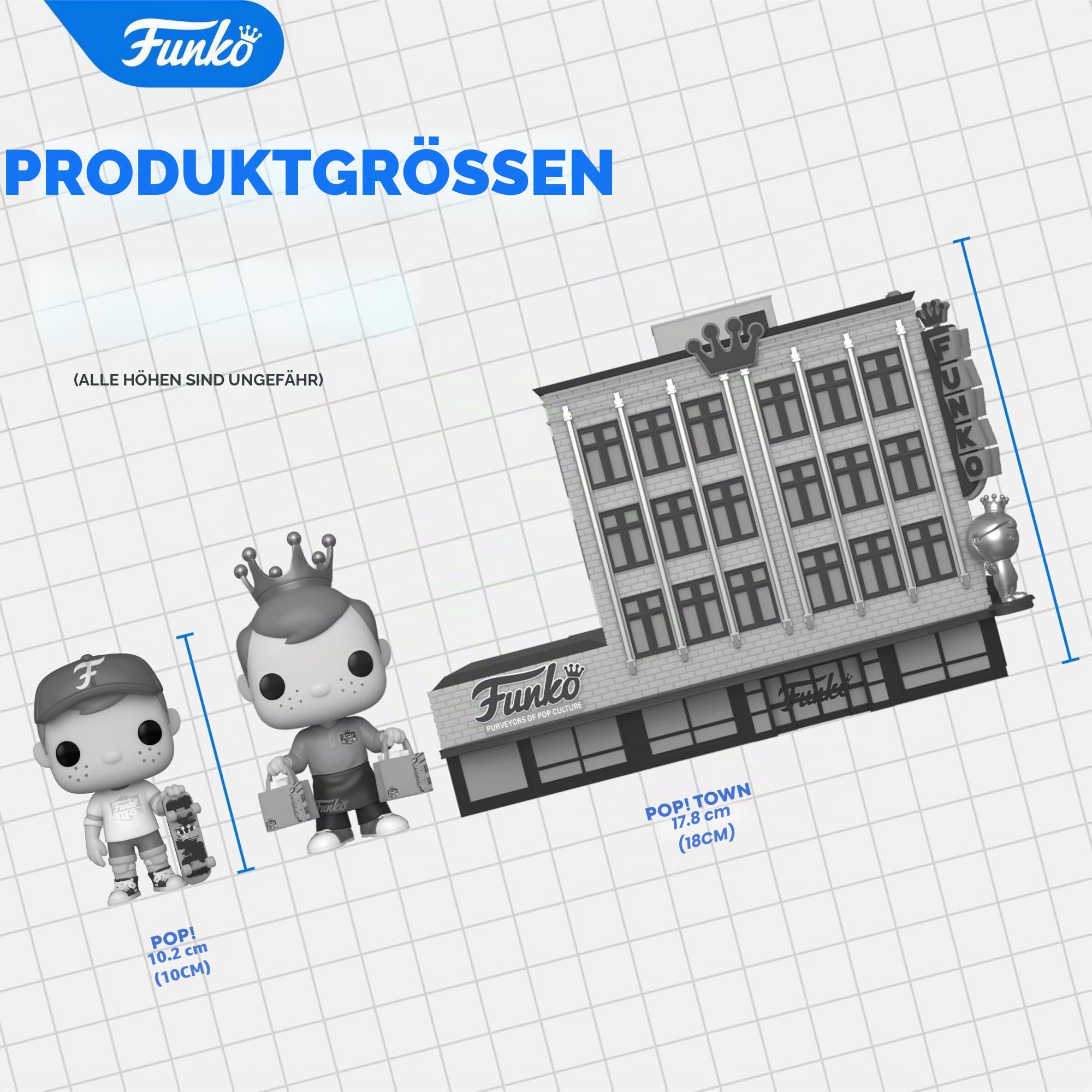 Funko POP! Town: Addams Family Classic - Addams Home with Uncle Fester | Offizielles Comedy Merch - Vinyl Sammelfigur als Regal Deko - Geschenkidee zum Geburtstag für Fans und Sammler
