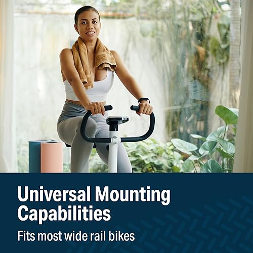 Miniatura 2 de Bikeroo Extra Wide Replacement Saddle - Fits Indoor & Outdoor Bicycles - Steel Spring & Elastomer Suspension - Center Cutout - Memory Foam