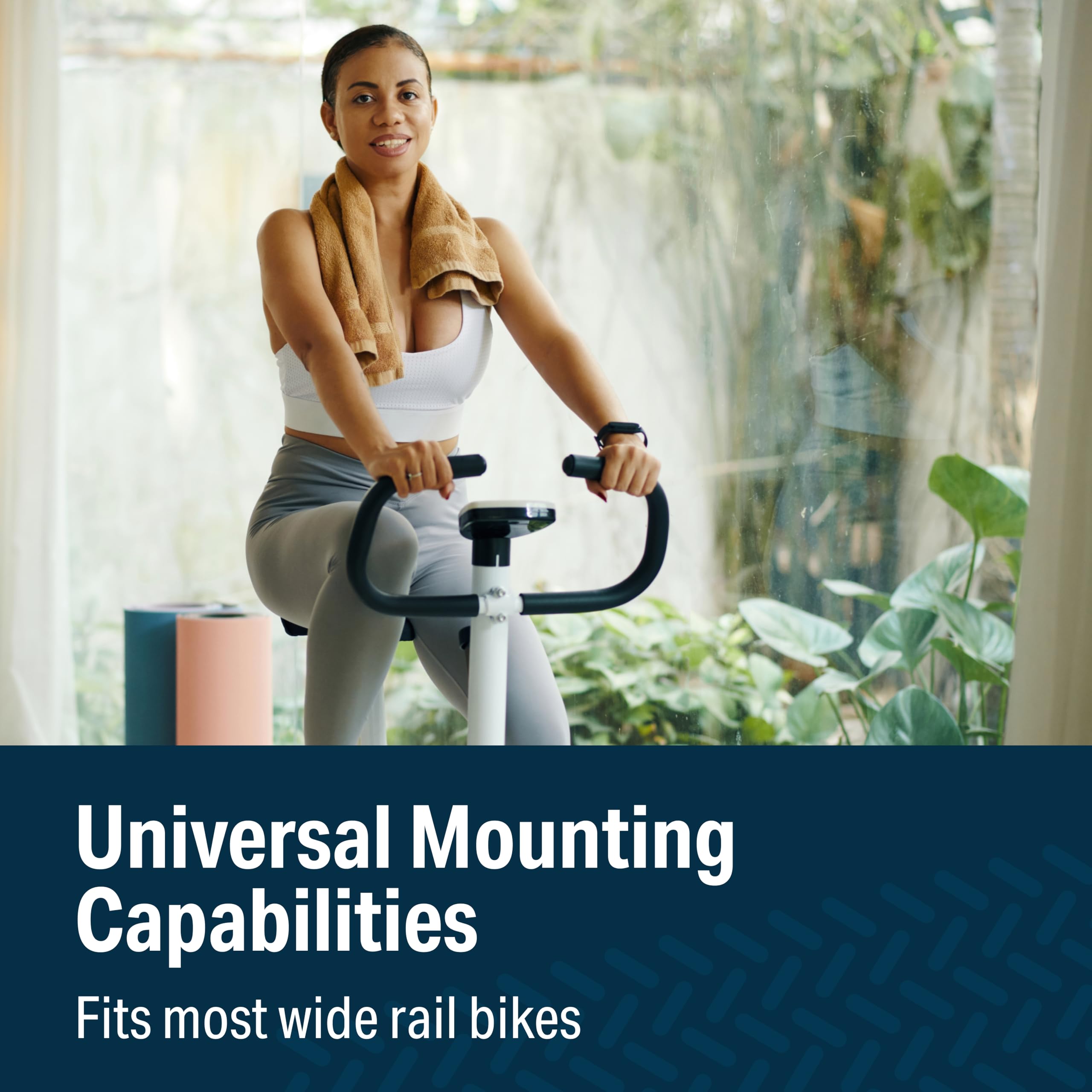 Bikeroo Extra Wide Replacement Saddle - Fits Indoor & Outdoor Bicycles - Steel Spring & Elastomer Suspension - Center Cutout - Memory Foam - Outdoor