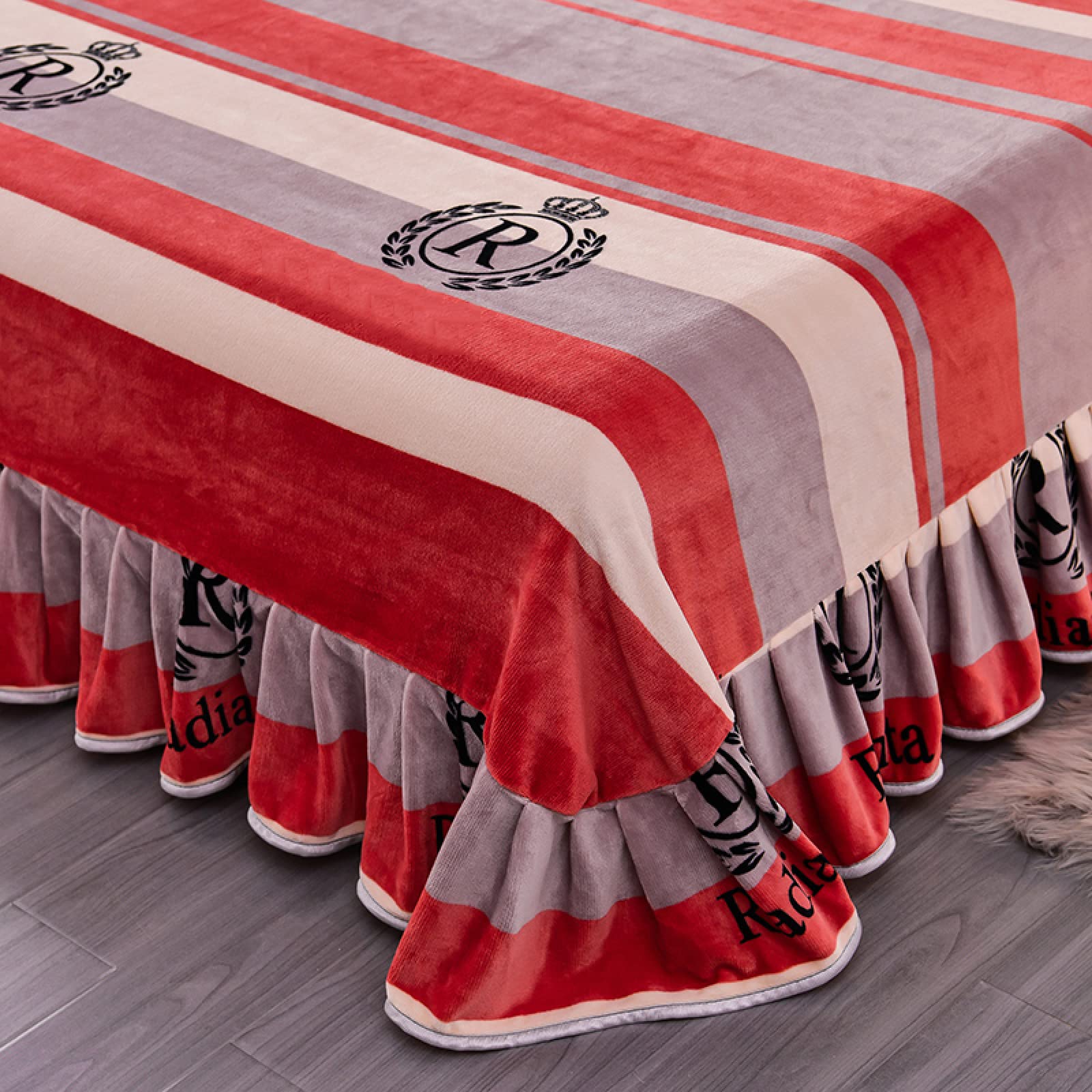 Zestawy poszewek na kołdry king size, luksusowa super miękka 4-częściowa poszwa na kołdrę, gruby 4-częściowy zestaw pościeli flanelowej na zimę, ciepła podwójna poszwa na kołdrę, poszwa na kołdrę d