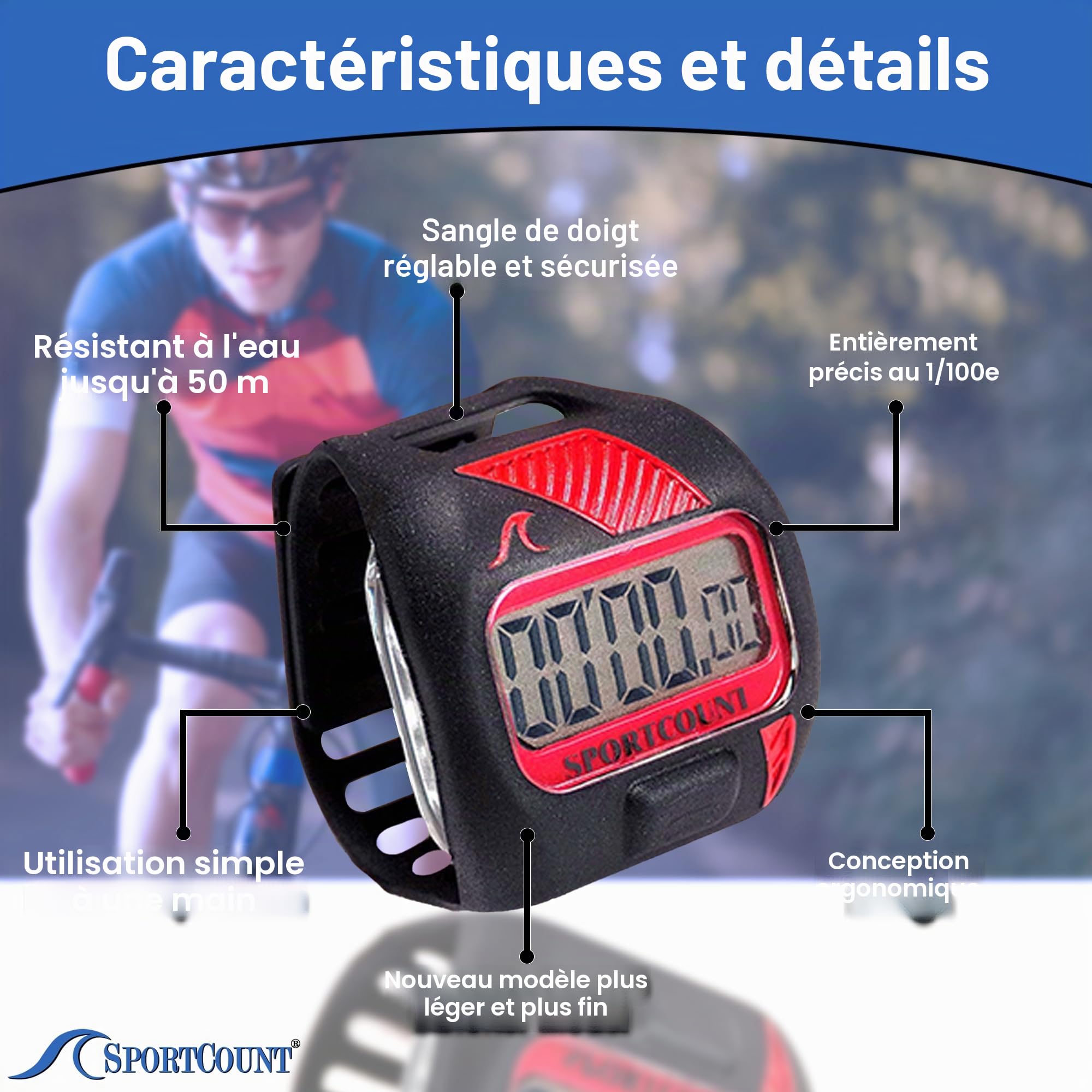 SportCount Chrono 200 Lap Counter and Timer
