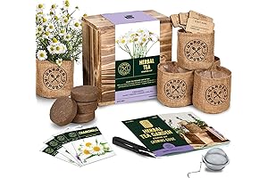 Herb Garden Starter Kit for Herbal Teas: Grow Medicinal Herbs Indoors
