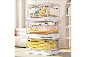 Clear View Stackable Storage Bins: Essential for Organization