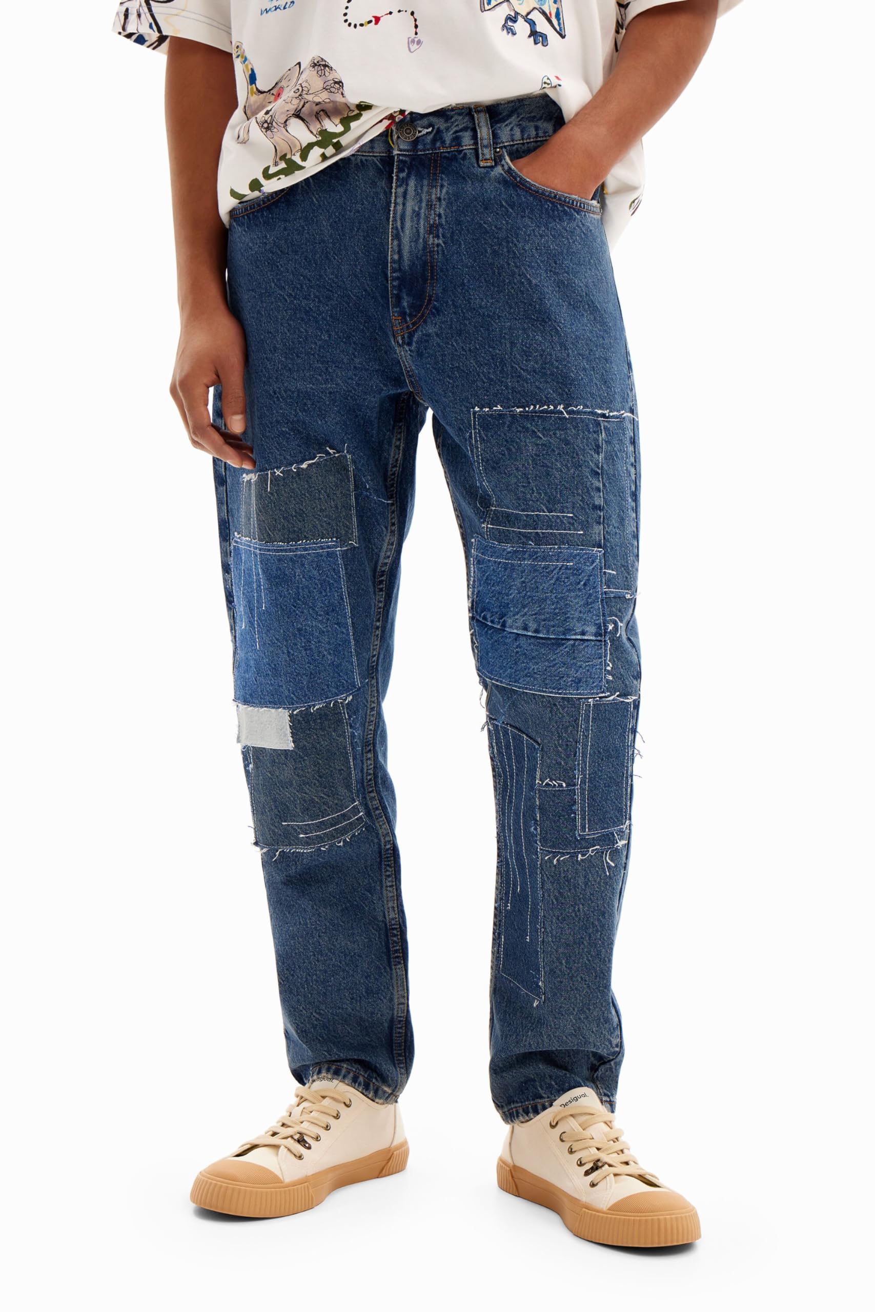Desigual Denim_Lenox, Jeans Uomo,