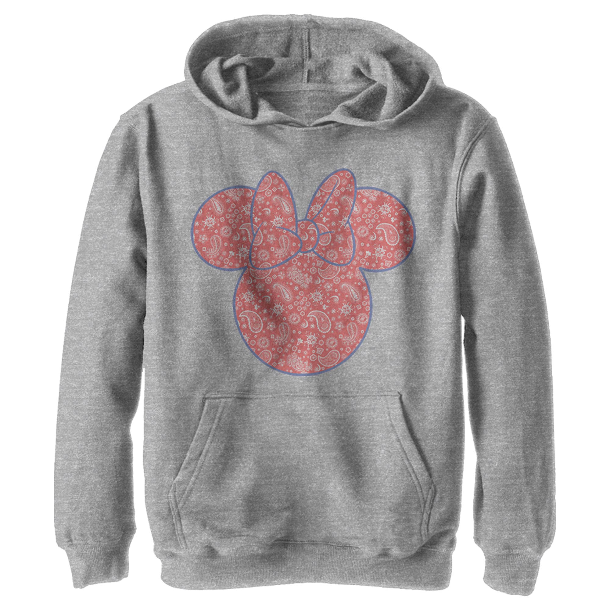 Pull Disney Minnie garçon gris chiné avec sweat capuche molleton M - 6