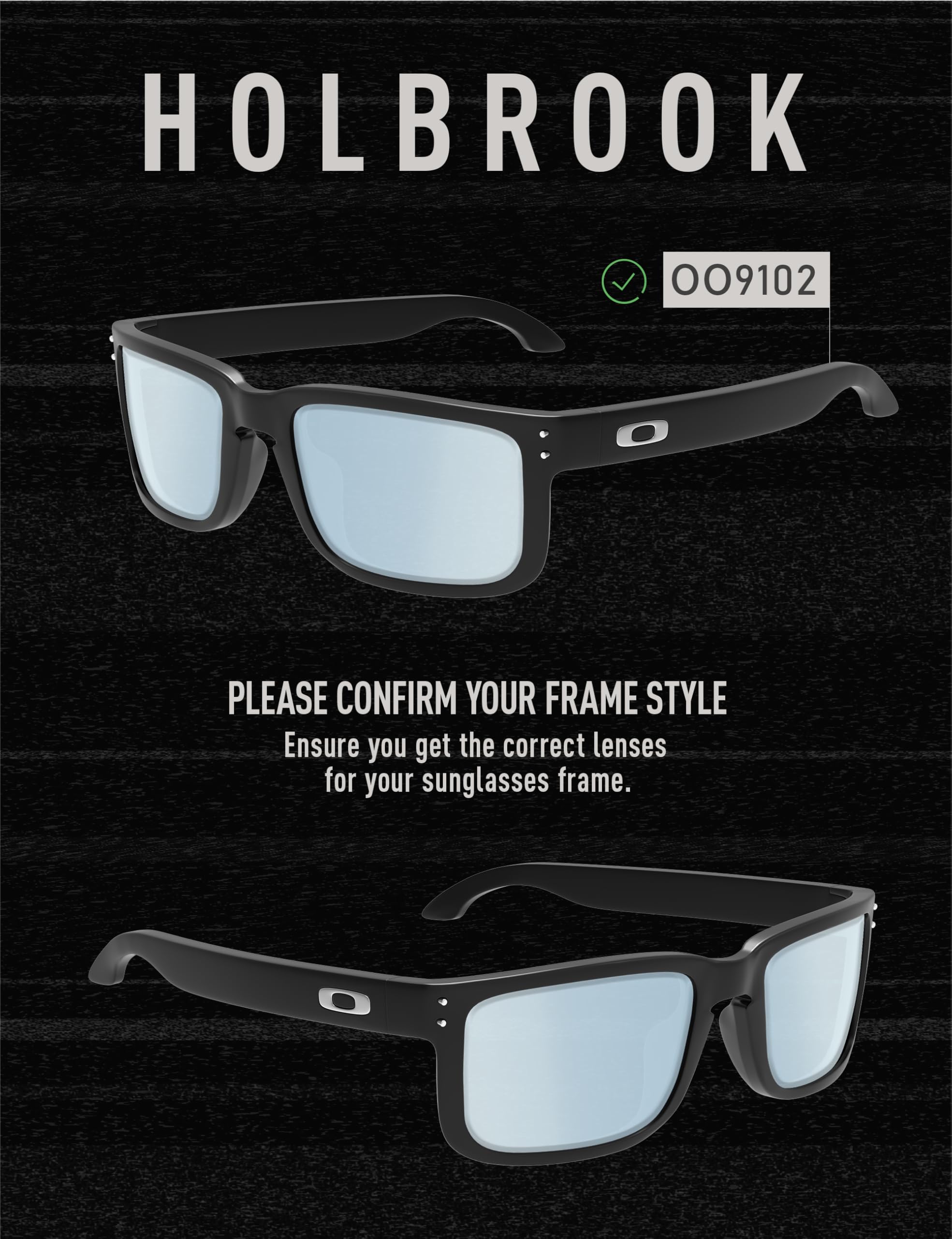 ToughAsNails - Lentes de repuesto polarizadas para Oakley Holbrook Pack-BSB1 (3 pares)