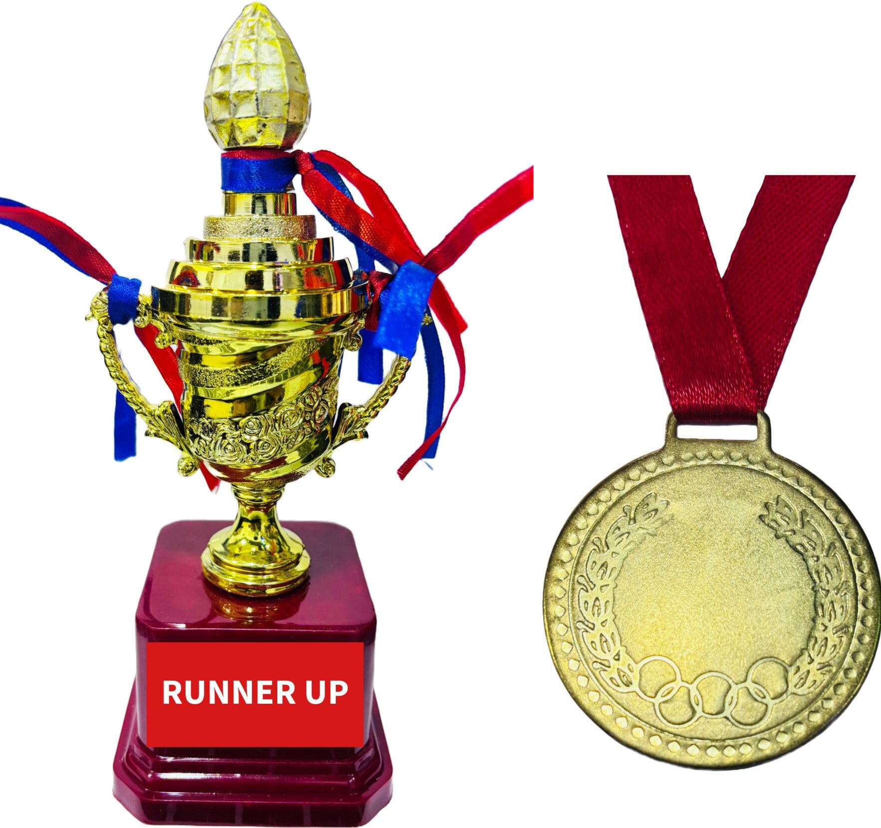 10.5-Inch Runner Up Trophy with Medal - Second Place Award F-366-image-22