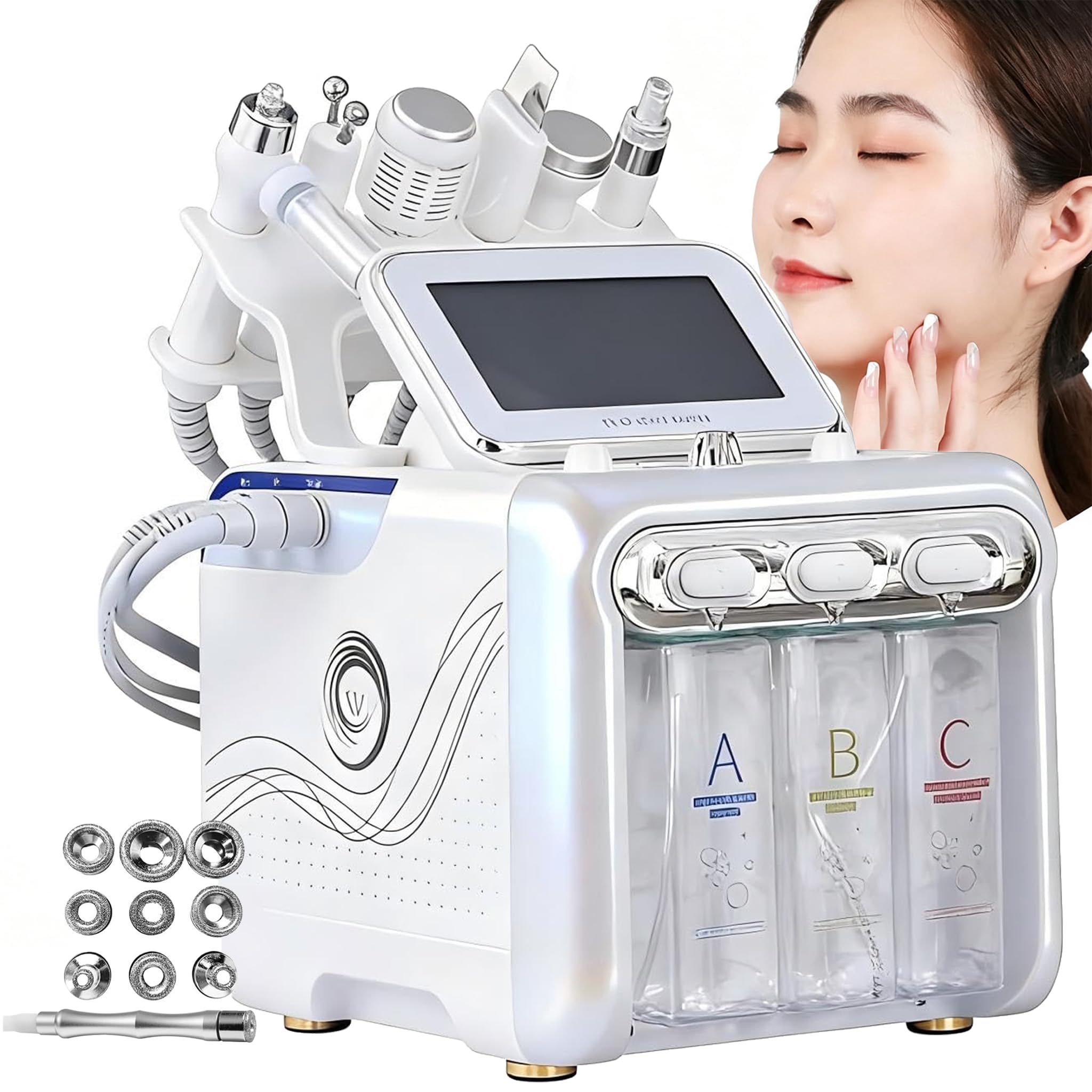 Appareil De Microdermabrasion Diamant 7 en 1