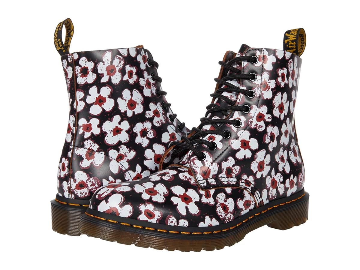 Amazon | Dr. Martens 1460 Pascal Pansy Fayre, ブラック