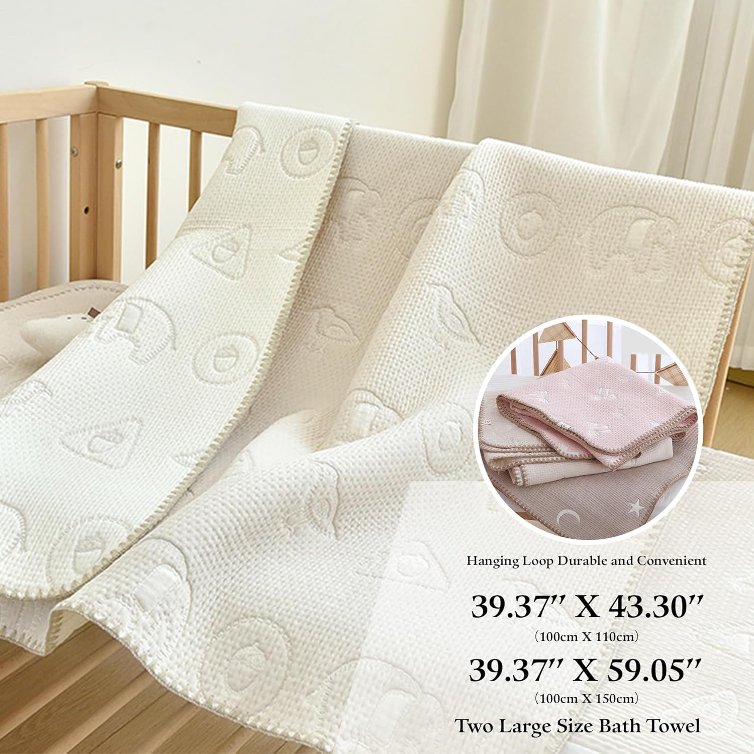 Personalized Baby Blankets for Boys Girls, Custom Baby Blankets with Name, Cotton Toddler Bed Throw Blanket Kid Pillow for Newborn Customized Baby Gifts for Birthday Shower Nursery Swaddles