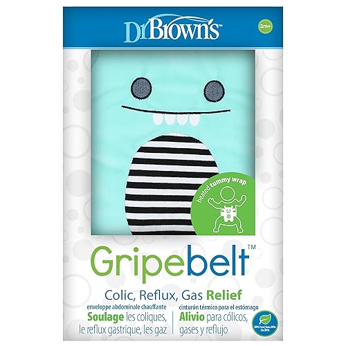 Dr Browns Gripebelt para alivio de cólicos envoltura de abdomen calentada cinturón de envoltura de bebé para alivio de gases alivio natural para