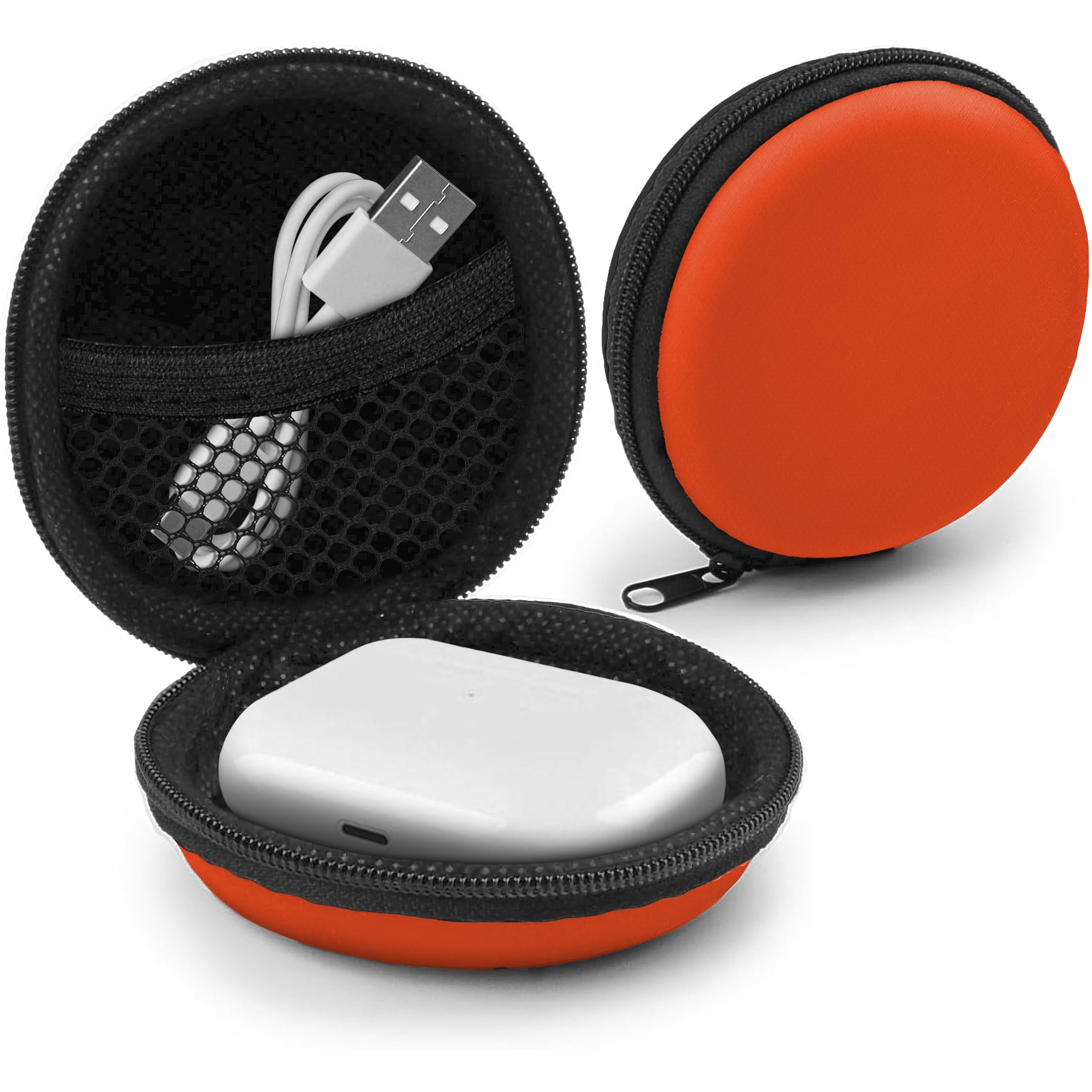 MyGadget Kopfhörer Aufbewahrung - Mini Tasche Schutztasche Transport Box - Zubehör für z.B. In Ear Case Ohrhörer | Apple Airpods | USB Sticks