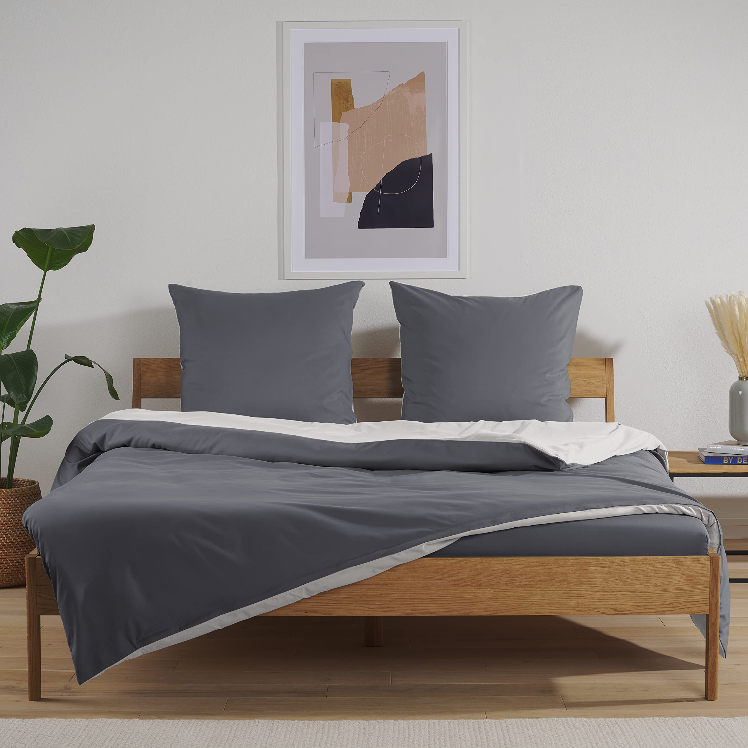 Blumtal Biancheria da letto 135x200cm + federa 80x80cm - Lenzuola in microfibra 135x200cm - Set di 2 lenzuola