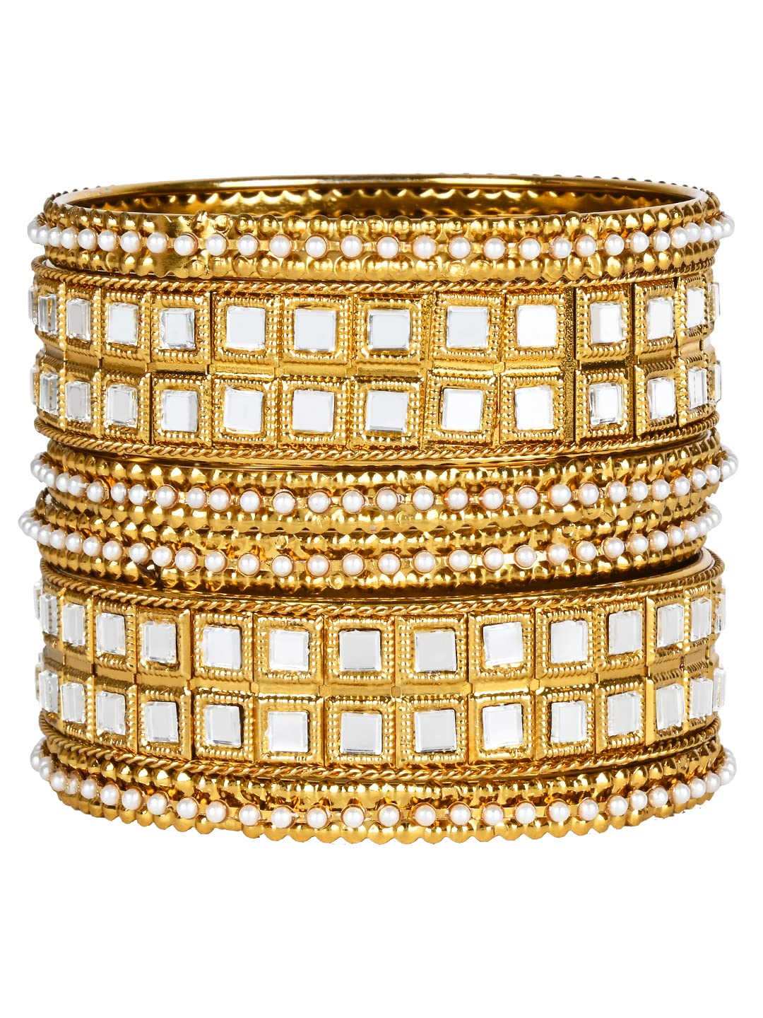 See full amazon price history chart for I Jewels Gold Plated Plated Traditional Kundan & Stone Studded Kada Bangles for Women (ADB333W-b) I Jewels Gold Plated Plated Traditional Kundan & Stone Studded Kada Bangles for Women (ADB333W-b) (B0BSCC12CD) Amazon Price History, Amazon Price Tracker