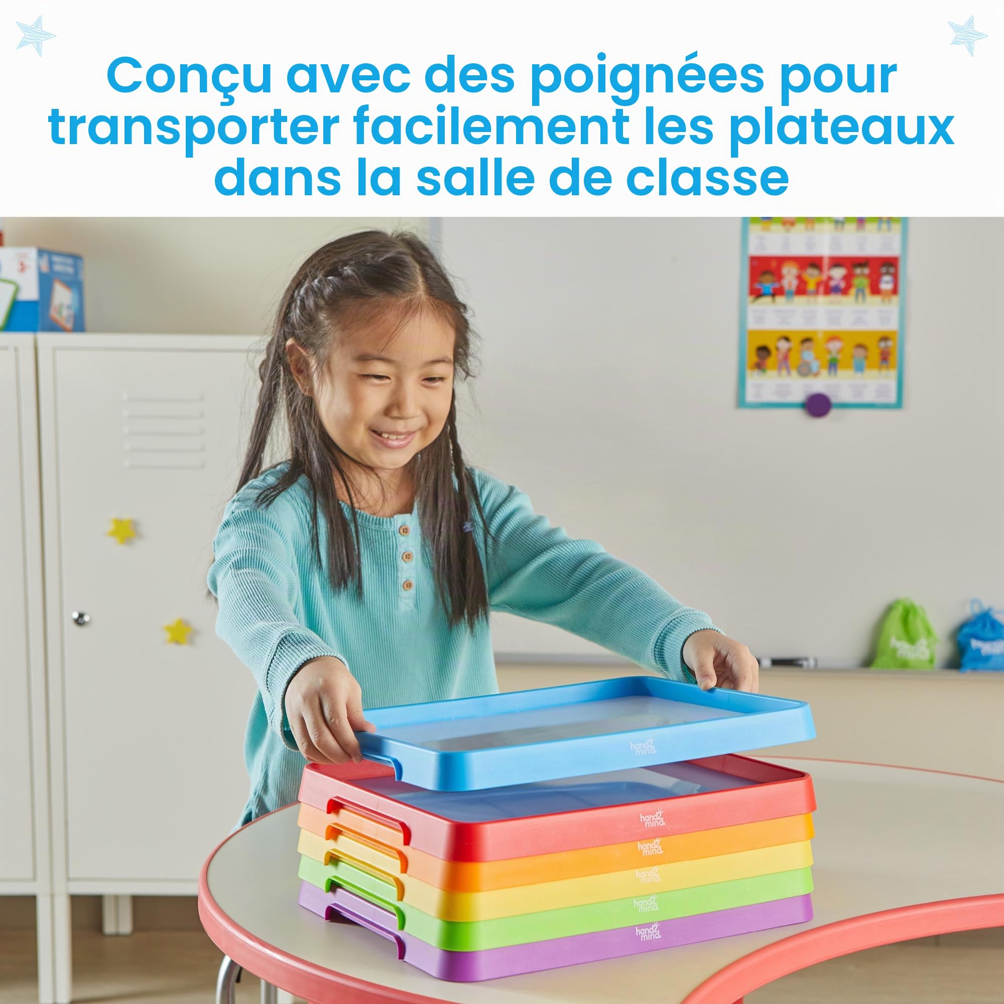 Learning Resources Ardoise Magnétique Effaçable A4 – Tableau Blanc pour Enfants – Activités Montessori, Écriture et Dessin – Fournitures Scolaires dès 3 Ans