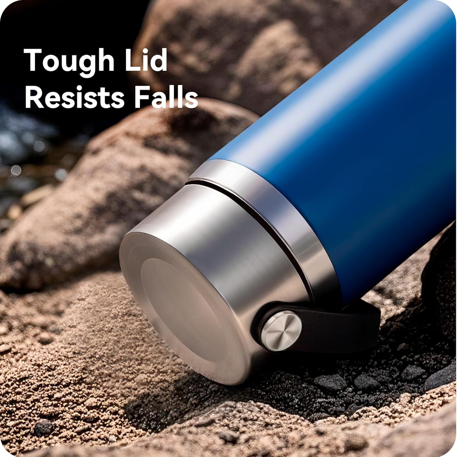 Lid for Hydro Flask Wide Mouth 12/16/18/20/32/40 oz Water Bottles,Replacement Lid for Thermoflask/Takeya/Iron Flask/Simple Modern/Hydro Cell 2.28" Wide Mouth Bottles(1 Pack) - Image 5