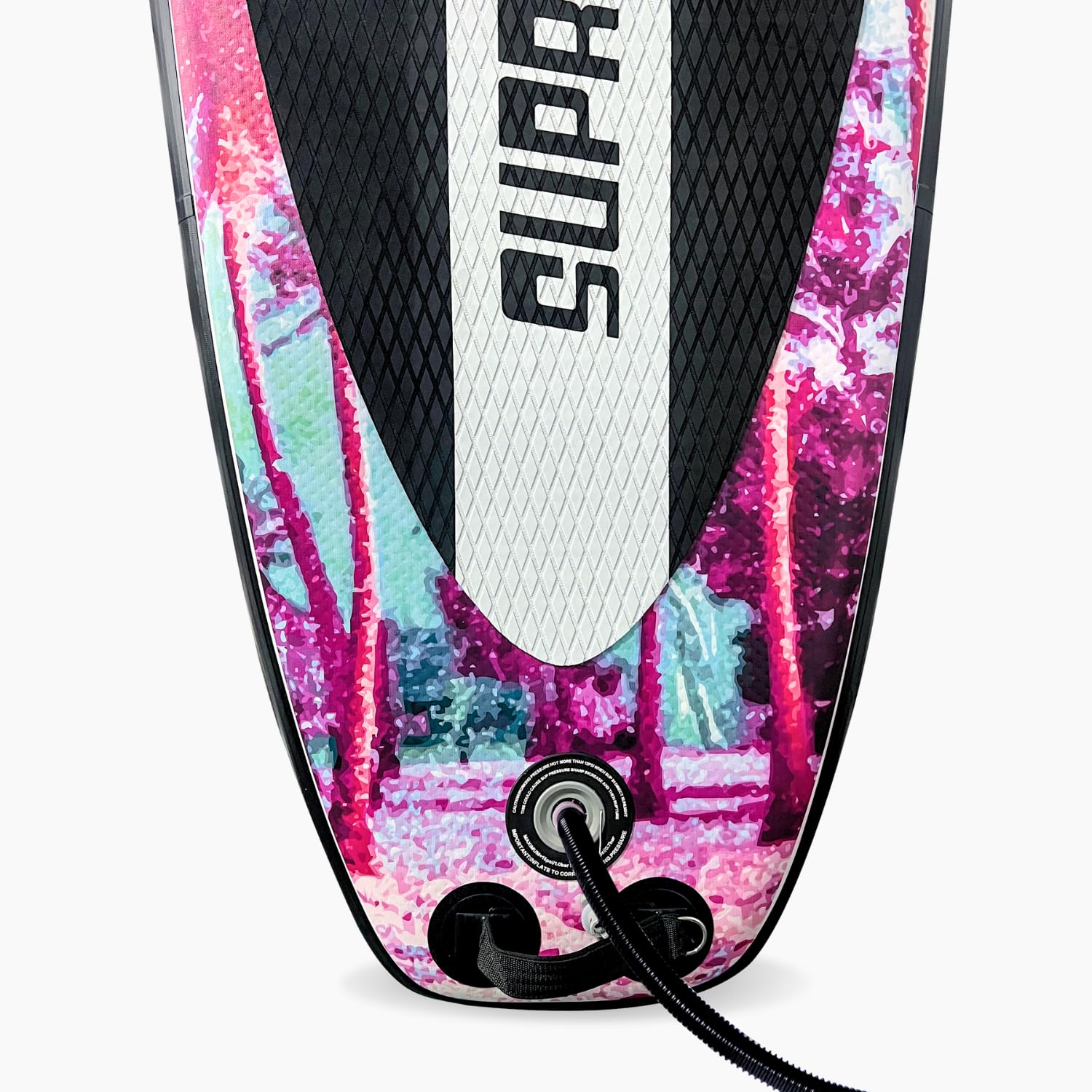 Suprfit Aufblasbares Stand-Up Paddleboard Miami Mint, 330 × 79 × 15 cm, bis 140 kg, inkl. Paddel, Pumpe und Tasche