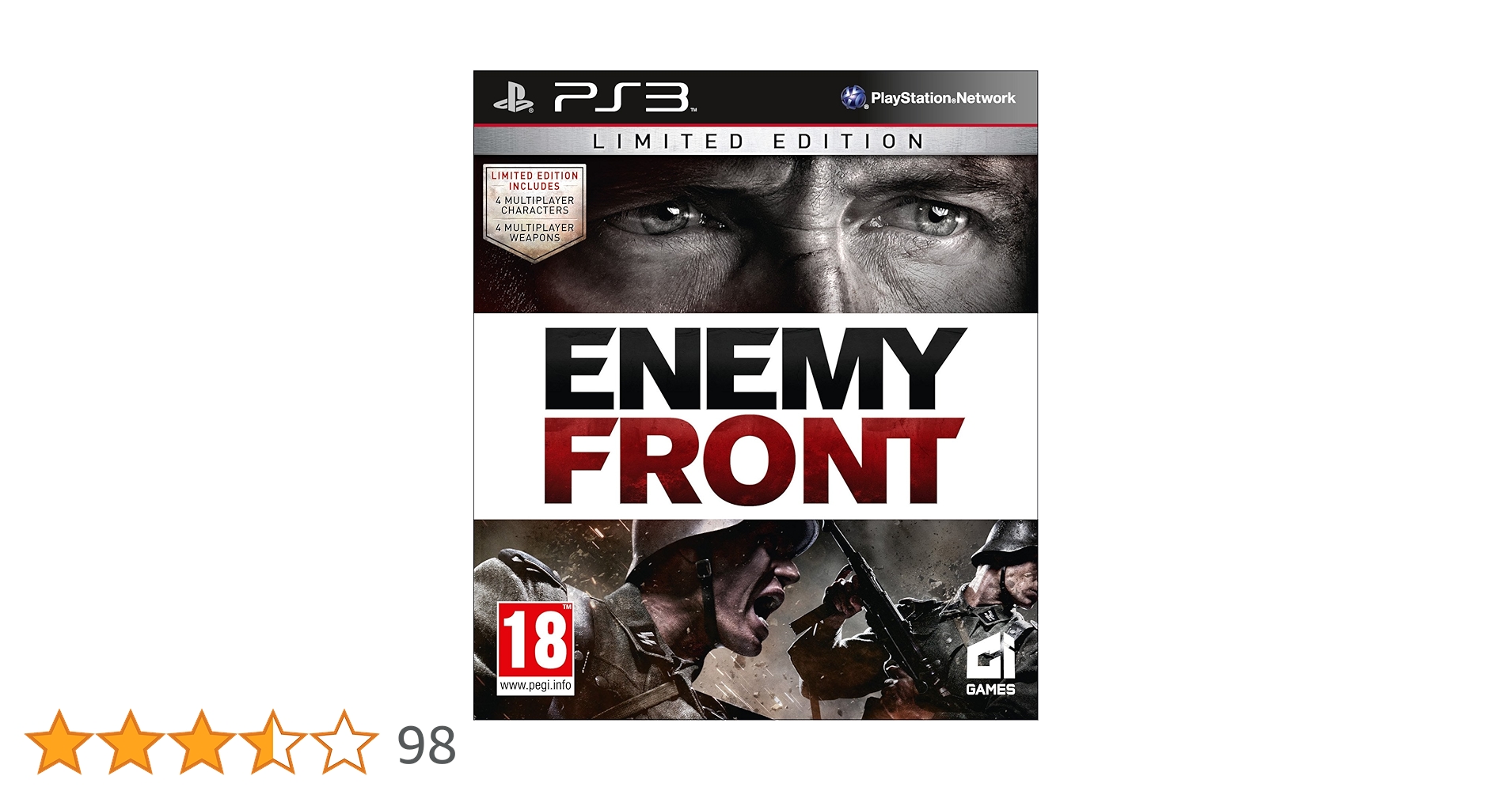 PlayStation3 - PS3★ENEMY FRONT 海外版 北米版★箱付・説明書付・ソフト付 PlayStation3 - PS3☆ENEMY FRONT 海外版 北米版☆箱付・説明