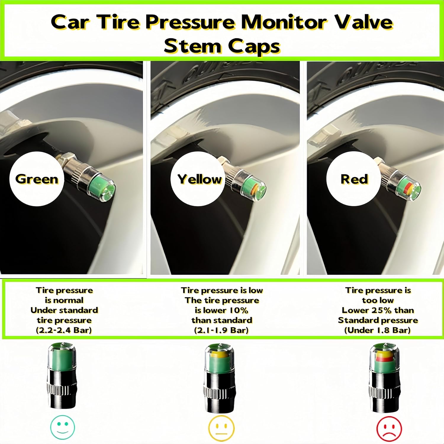 Tire Plug Kit, Tire Repair Rubber Nail with 2 Sizes, Heavy Duty Tire Repair kit, No Needed to Removal Tire, Emergency Flat Tire Fix for Car, Motorcycle, SUV, Truck