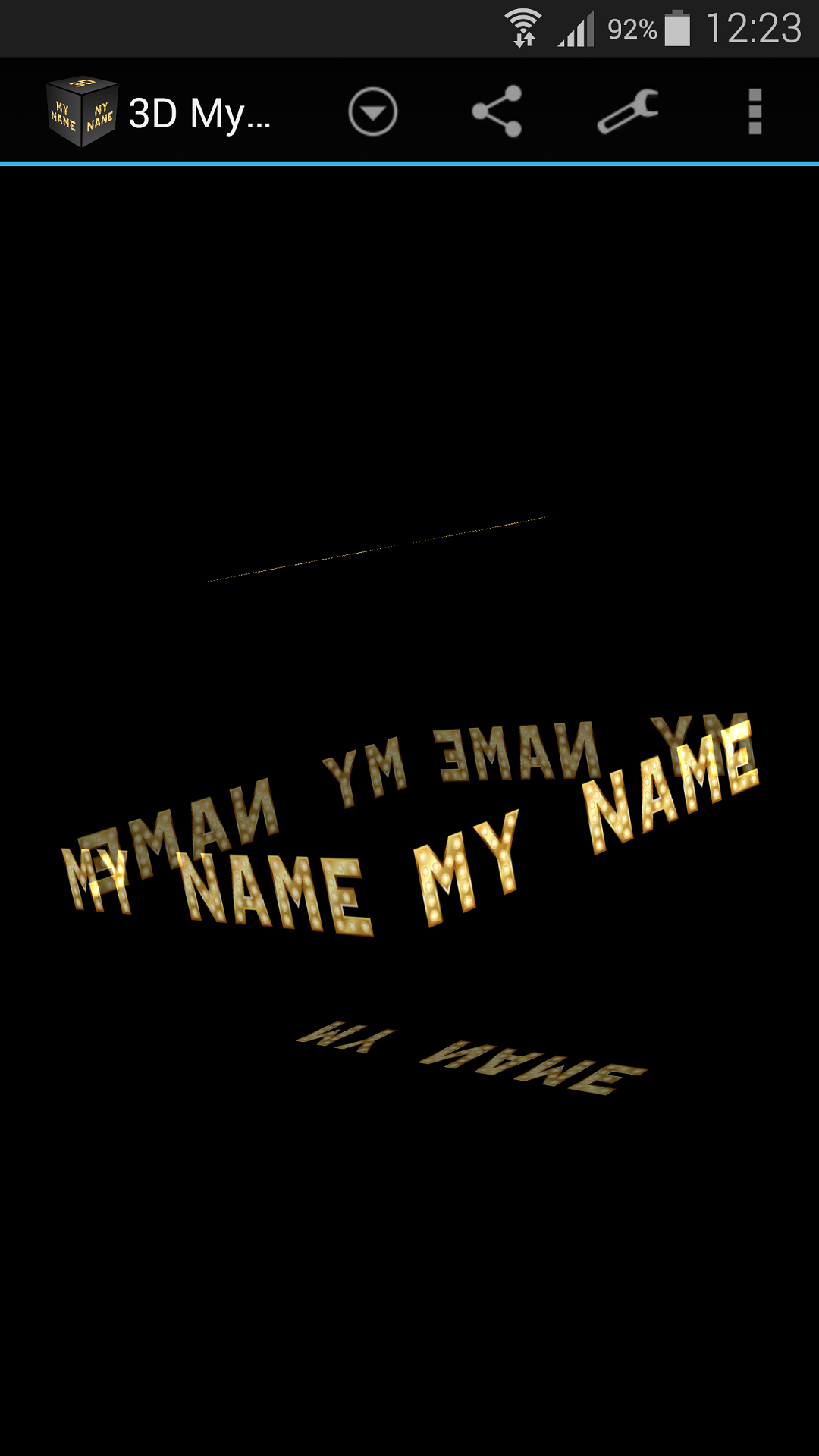 3D My Name Live Wallpaper App on Amazon Appstore