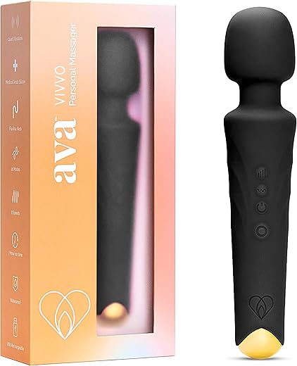 Sure! How about: "Ava Wand Vibrator - 20 Patterns, Black