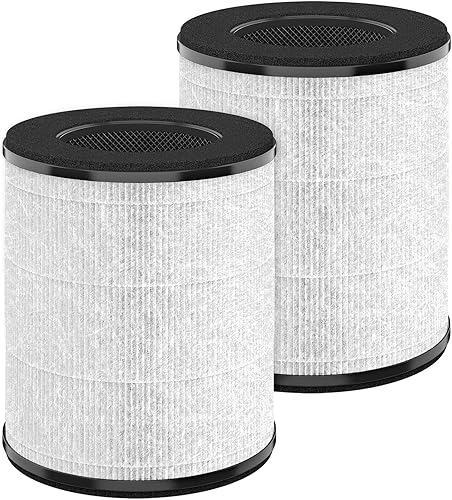 Miniatura 1 de Filtro de repuesto compatible con Tenergy Renair TAP01, Cool-Living CL-6070A, Beaba, Tredy purificador de aire TD-1300, filtros True HEPA H13 3 en 1