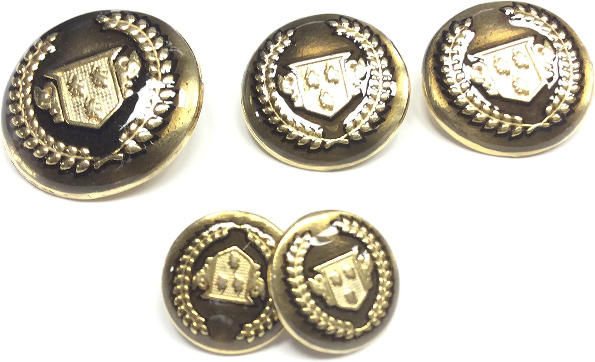 SANDRA Men's Blazer Button Gold Lacquered Metal CM 2.8