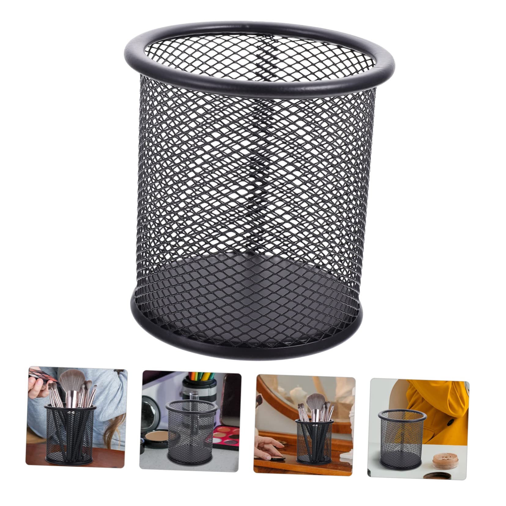 Gadpiparty 4 Ensembles Organisateur De Bureau Pot À Stylo Et Crayon Rangement Polyvalent Pour Fournitures De Bureau Et Pinceaux De Maquillage Pratique Et Élégant 3 Pièces * 4