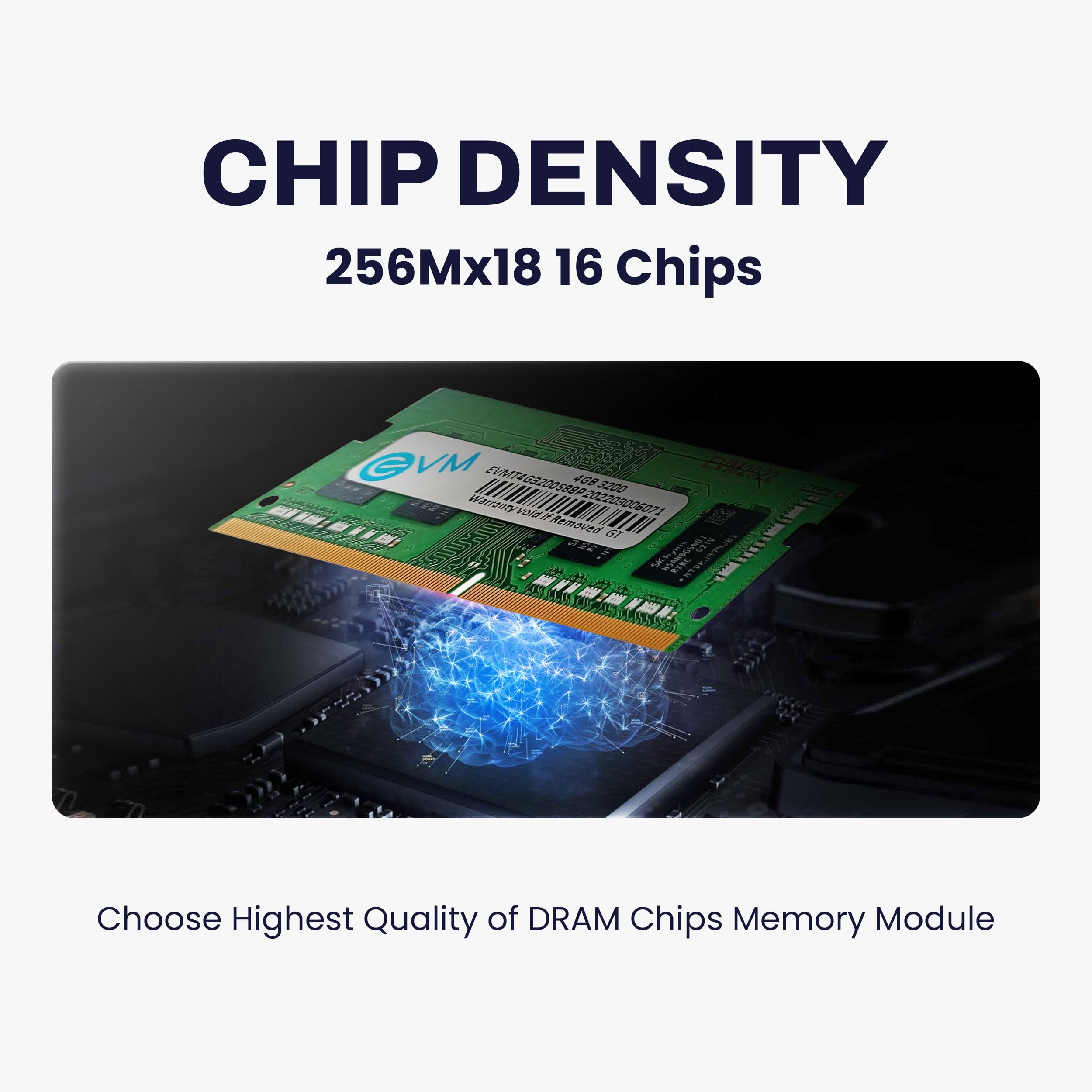 Amazon.in: Buy EVM 4GB DDR4 Laptop RAM Memory | 3200MHz | PC4