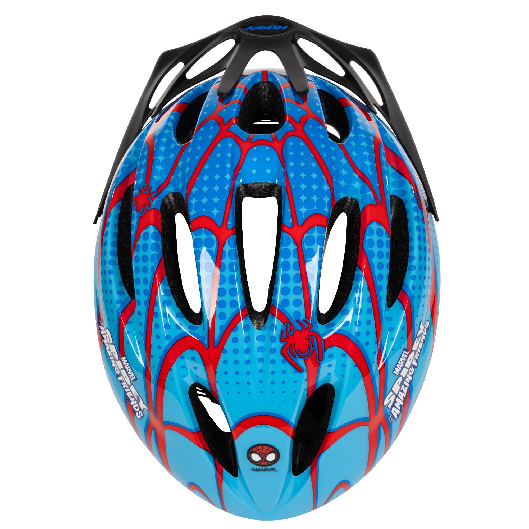 Disney & Marvel - Casco da bici per bambini, gamma ufficiale, regolabile, per bambini dai 3 ai 12 anni (50-54 cm), Frozen, Stitch, Minnie Mouse, Spidey, per ciclismo, scooter e skate