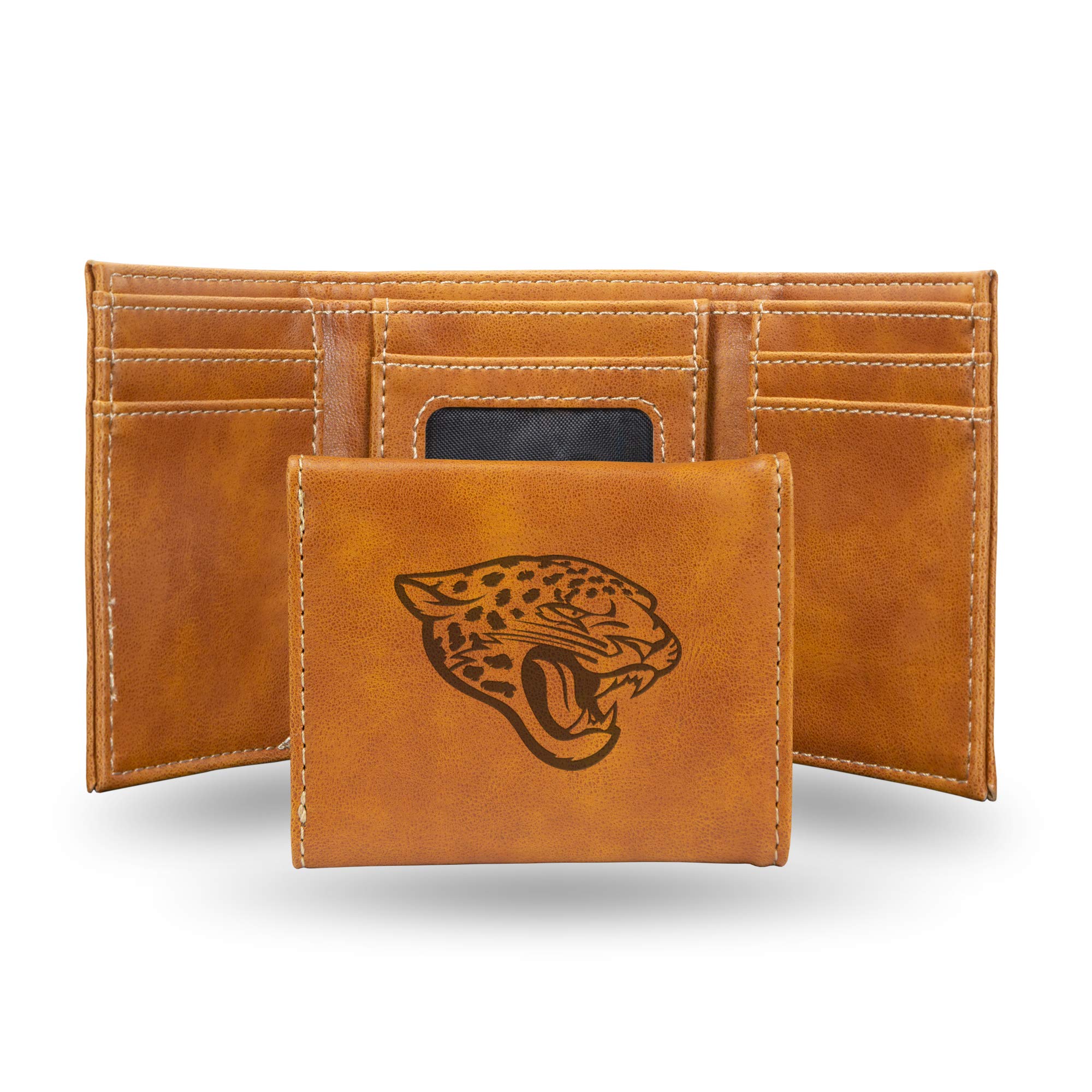 Rico Industries NFL Laser Engraved Trifold Laser Engraved Tri-Fold Wallet - Men's Accessory