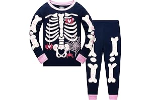 Glow-in-the-Dark Skeleton PJs for Kids