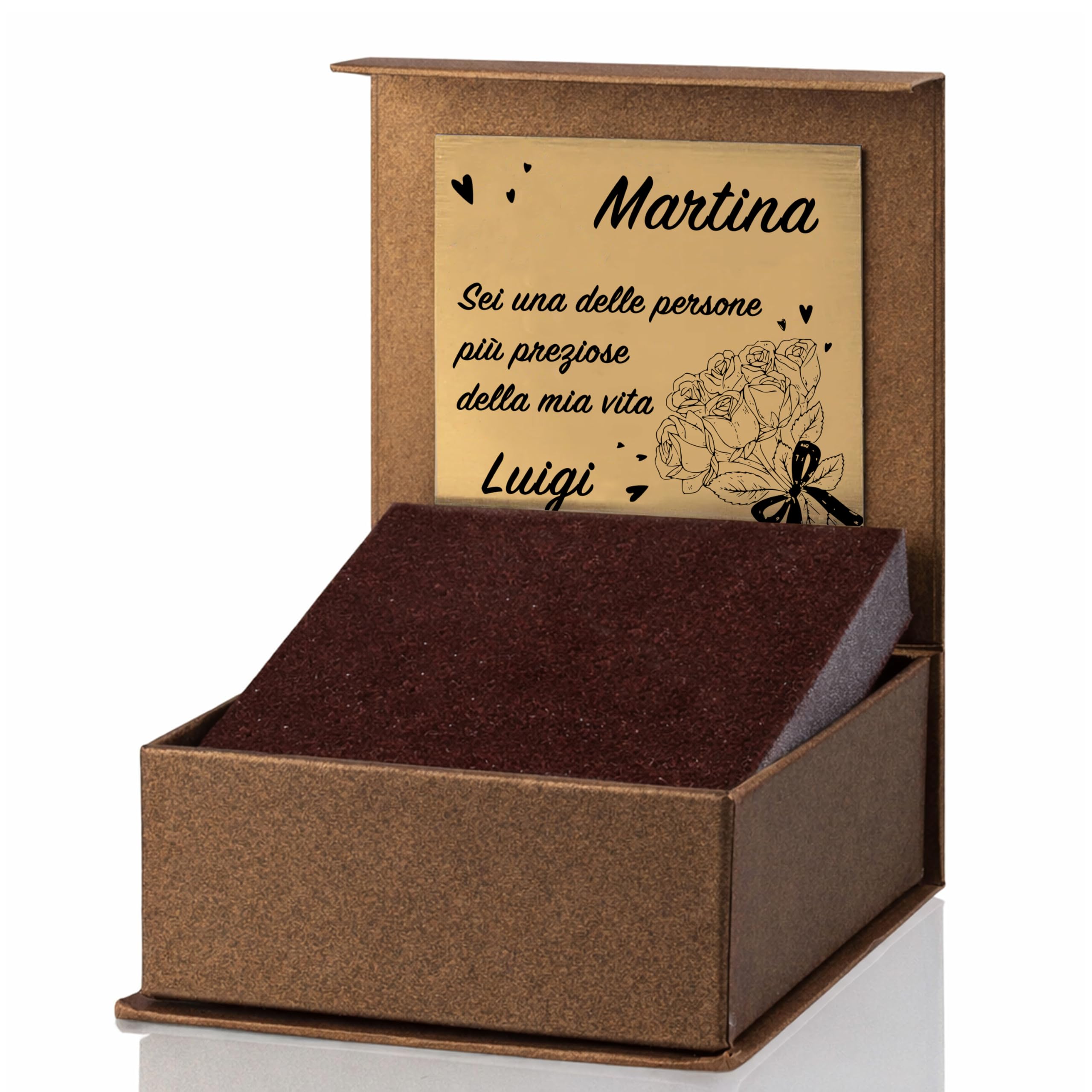 Sakrami Collana Ballerina in Oro 9 KT – Catena 42 + 3 cm + Scatola Personalizzabile con Incisione – Idea Regalo per Battesimo, Comunione, Cresima e Compleanno
