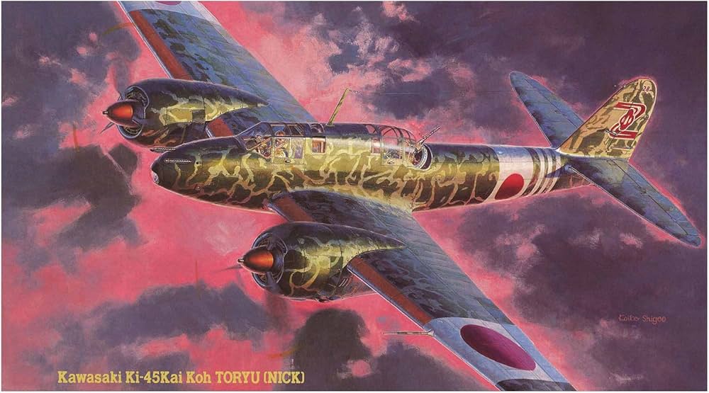 Kawasaki Ki-45Kai Koh TORYU (NICK) ハセガワ 81HxZvijEcL._UF1000,1000_QL80_.jpg